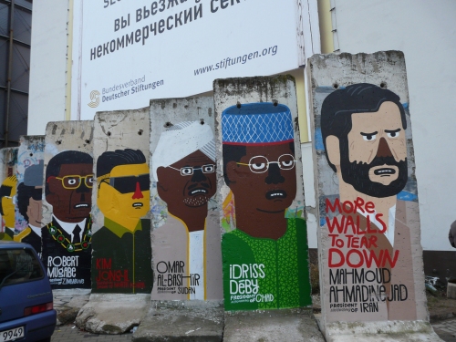 More Walls to tear down - the Berlin Wall and portraits of dictators
